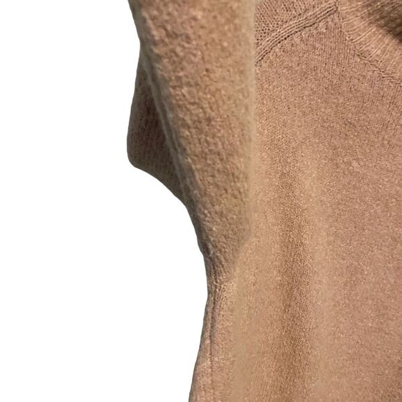 Vince Double Slit Fluffy Alpaca Blend Mock Neck/ Turtleneck Sweater in XS $395 - Picture 8 of 10